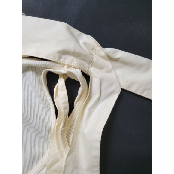 Ulla Johnson Ivory bow Ribbed tank top size Small feminine Romantic Coqette - Picture 6 of 8